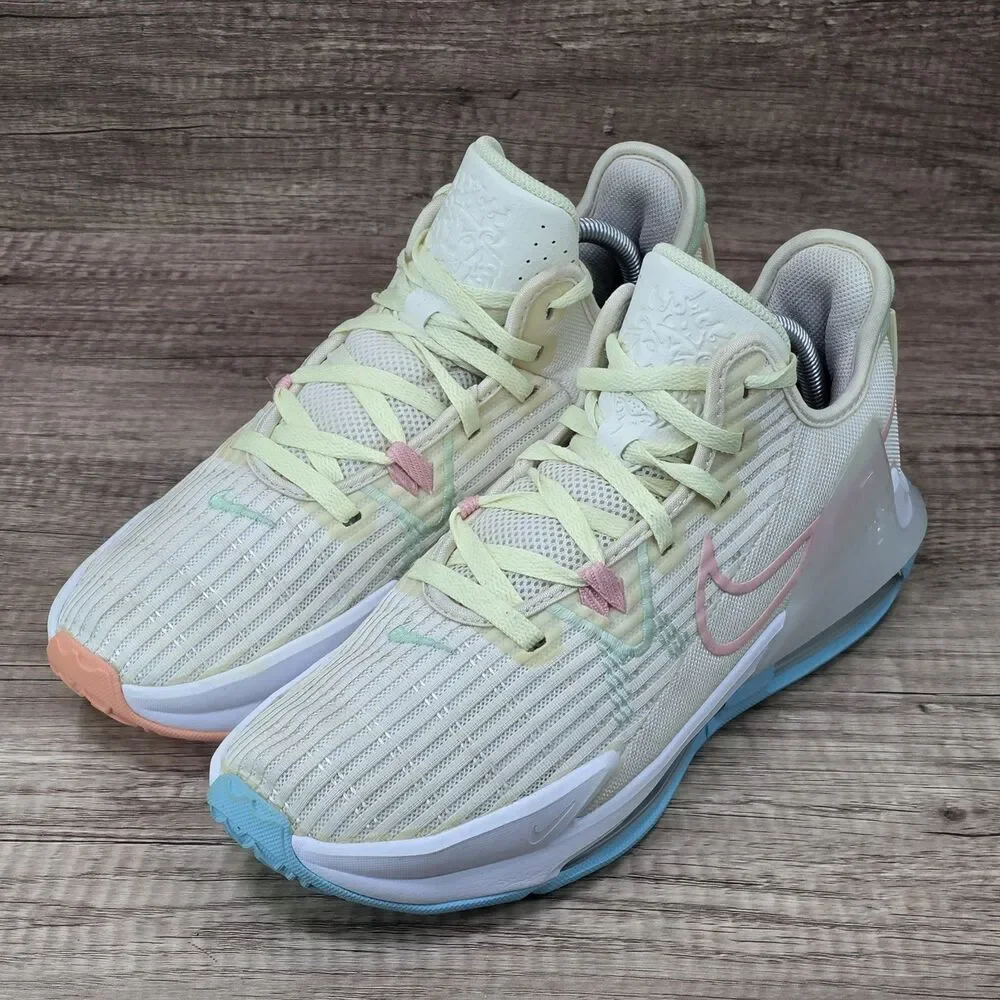Nike LeBron Witness 6 Easter Men's Size 9.5 Light Yellow Shoes CZ4052-103 READ